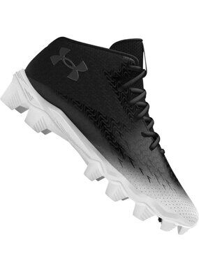 Under Armour Spotlight Franchise RM Football Cleats Black/White Size 11.5 New